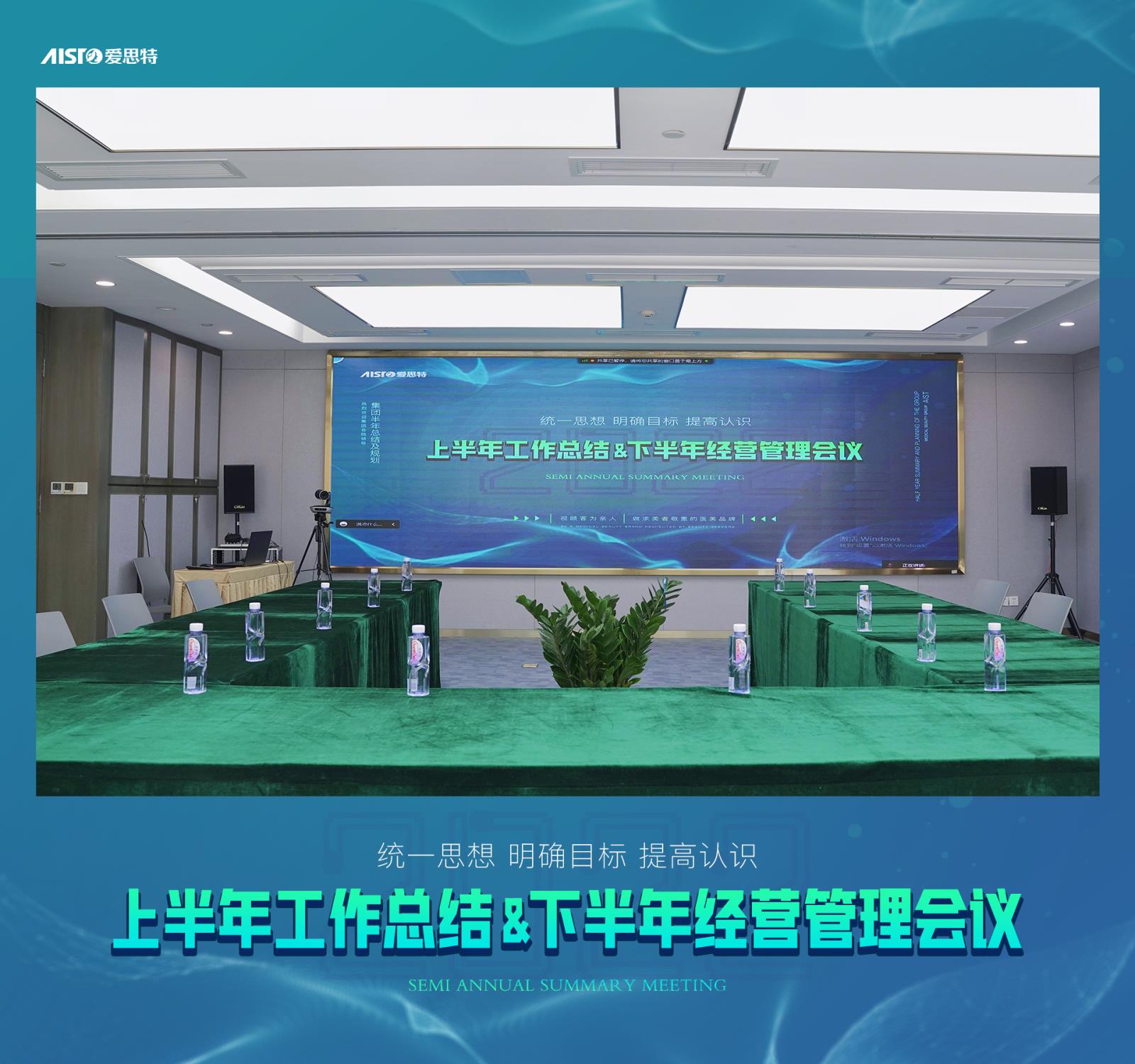 統(tǒng)一思想 明確目標(biāo) 提高認識 集團上半年工作總結(jié)&下半年經(jīng)營管理會議